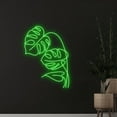 thumbnail image 2 of Handmadetneonsign Custom Monstera Leaf Neon Light, Tropical Leaf Led Light, Home Decor, 2 of 5