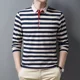 thumbnail image 5 of Sudadera ajustada con cuello para hombre, polos para hombre, jersey de negocios, ropa formal ajustada, ofertas, citas estéticas, invierno, XXL, 5 of 5