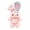 B1, variant on Large Long Ear Bunny Stuffed Animal, 50 cm Patchwork Plush Doll with Soft Polyester Fabric for Birthday Gifts and Home Display