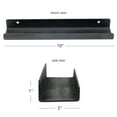thumbnail image 3 of Excello Global Products Metal Record Holder Shelf 4-Pack - EGP-HD-0299, 3 of 4