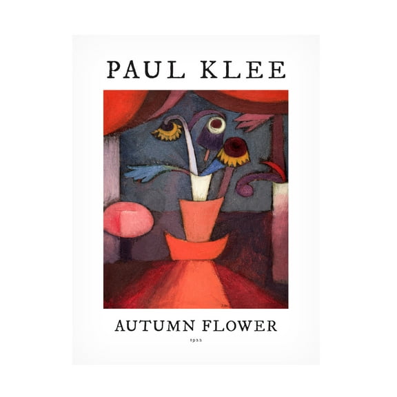 Trademark Fine Art Pictufy Autumn Flower 1922 Canvas Wall Art