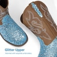 thumbnail image 6 of DREAM PAIRS Girls' Glitter Cowgirl Boots, Mid Calf Western Cowboy Boots for Toddler, Little & Big Kids, 6 of 6