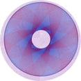 thumbnail image 1 of Ahgly Company Tapis Rond Lavable en Machine Intérieur Transitionnel Violet Prune Violet, 4 Pieds Rond, 1 of 7