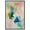 Black Frame, variant on Fluent Spectrum Brush Canvas Modern Color Abstract by Art Remedy, Gold Frame, 10" x 15"