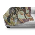 thumbnail image 3 of Animal Soft Flannel Fleece Throw Blanket, Mosaic Design Animal in Soft Colors Wildlife Nature Safari Theme Artwork, Cozy Plush for Indoor and Outdoor Use, 50" x 60", Multicolor, by Ambesonne, 3 of 6