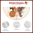 thumbnail image 3 of Fotbe Cowboy Riding Horse Pattern Christmas Tree Skirt, Tree Skirts Plush Christmas Decorations, Christmas Tree Skirts Xmas Decorations Holiday Party Decor-30", 3 of 6