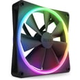 thumbnail image 2 of NZXT F140 140mm RGB DUO Fan, Matte Black, 2-Pack, 2 of 9