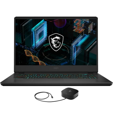 MSI GP66 Leopard Gaming/Entertainment Laptop (Intel i7-11800H 8-Core, 15.6in 144Hz Full HD (1920x1080), NVIDIA RTX 3080, 64GB RAM, Win 11 Home) with G2 Universal Dock