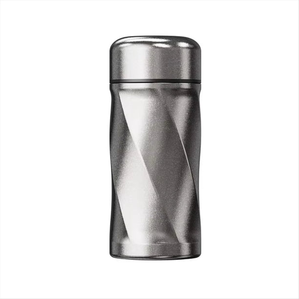 Minitaza de Titanio de Bolsillo de 200 Ml con Infusor de Té y Separador, Termo de Titanio para Café Al Vacío.