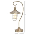 thumbnail image 3 of Benzara 39107 Classy Metal Black Table Lamp with Bulb, 3 of 3