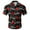 Deep Red001, variant on QHRMKOG Mens Short Sleeve Button Down Shirts Loose Fit Heart Print Valentines Shirts Summer Beach Hawaii Shirt Fashion Tops Pink S