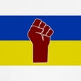 thumbnail image 3 of CafePress - Ukrainian Flag With Fist Baseball Jersey - Cotton Baseball Jersey, 3/4 Raglan Sleeve Shirt, 3 of 4