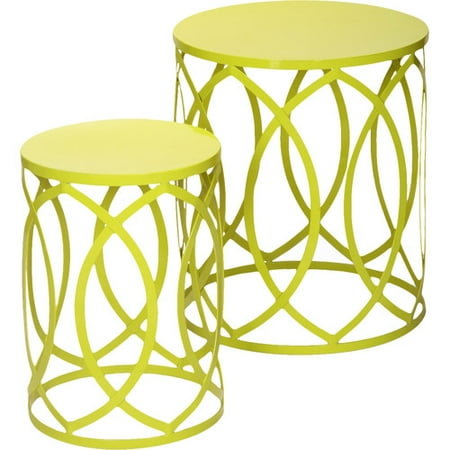 Wrought Studio Quist 2 Piece Garden Stool Set