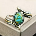 thumbnail image 2 of QQTDFG 925 Silver Plated Turquoise Ring for Women Wedding Party Jewelry Rings SZ 6-13-Turquoise #14-8, 2 of 4