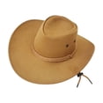 thumbnail image 4 of LIUYUNNN Toddler Girls Cowboy Hat Classic Cowboy Hat For Western Cowhide Wide Brim Outdoor Sun Fashionable Style, One Size, 4 of 4