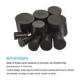 thumbnail image 4 of Uxcell Rubber Tapered Plug for Lab Home Set 10 Sizes Solid Black 20in2 Sets, 4 of 5