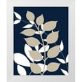 thumbnail image 1 of Robinson, Tamara 15x18 White Modern Wood Framed Museum Art Print Titled - Navy Foliage III, 1 of 4