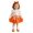 V24-Orange, variant on WhouRiu Baby Girls Casual Outfits Long Sleeve Ruffle Tees Bow Skirts And Headband Sets Cute Clothes
