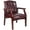 Red, variant on Pemberly Row Traditional Faux Leather Tufted Guest Chair in Oxblood
