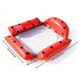thumbnail image 3 of Inflatable Pool Float with Mesh Bottom Fruit Patterns, 4-Tube Floating Mat Chair Bed for Adults Portable Water Pool Lounger, 3 of 7