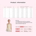 thumbnail image 7 of Haitryli Kids Girls Adjustable Strap Floral Printed Gymnastics Leotard Ballet Dance Unitard Biketard with Mesh Skirt Set Yellow Leotard&Skirt 9-10, 7 of 7