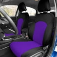 thumbnail image 3 of For 2019-2024 Kia Forte FH Group Neoprene Custom Fit Waterproof Car Seat Covers - Front Set Purple, 3 of 9