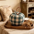 thumbnail image 6 of WIZUTIZ Vintage Fabric Apples Decor 3-Pack Handmade Stuffed Cloth Fruit for Home Shelf Farmhouse Kitchen Table Centerpiece Green, 6 of 6