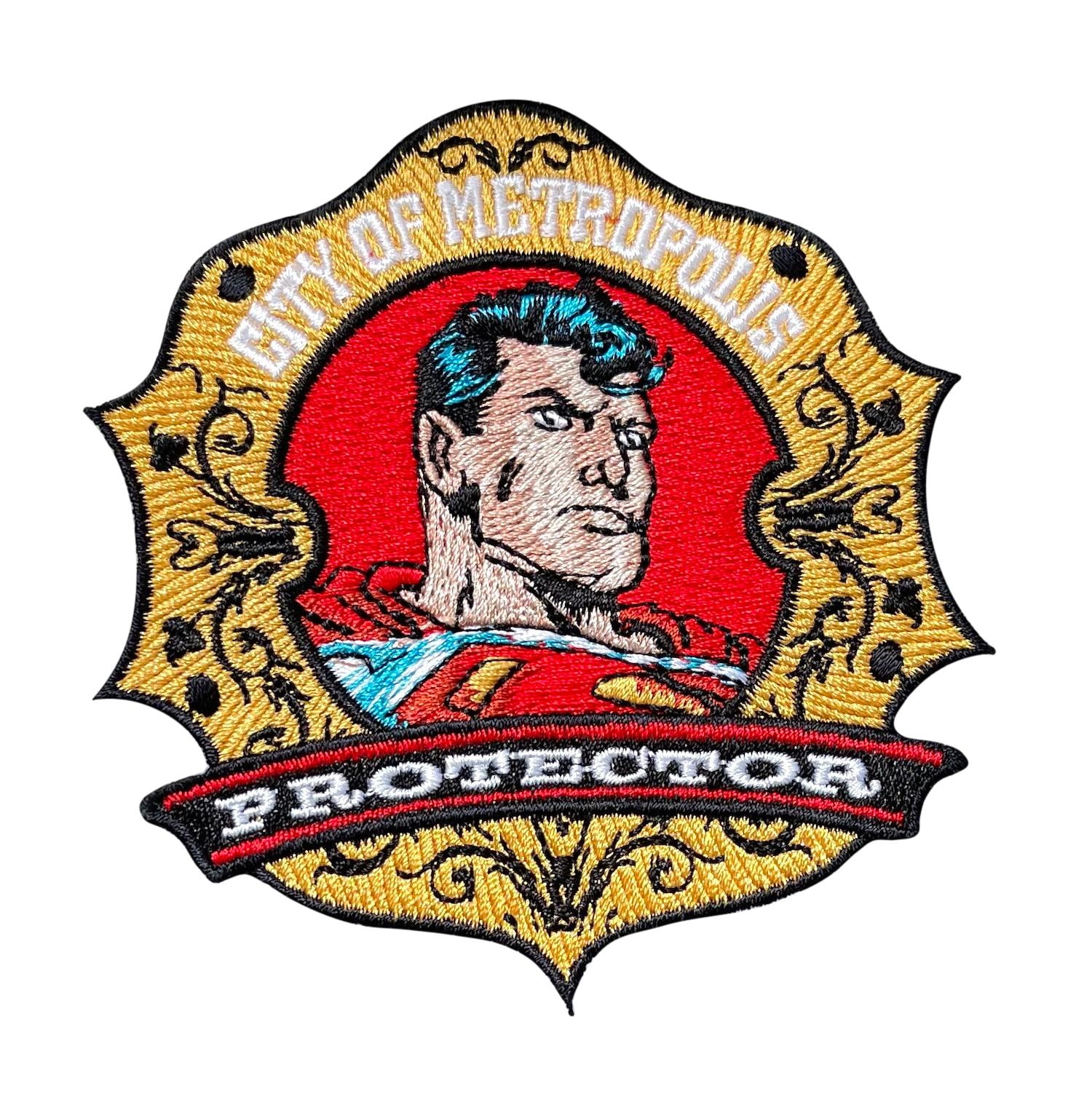 SM007 7 INCH AWESOME SUPERMAN PATCH 