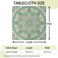 thumbnail image 2 of Mandala Tablecloth Vintage Traditional Mandala Pattern Waterproof Elastic Squre Cover with Back for Relaxation, 2 of 6