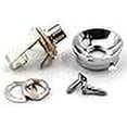 thumbnail image 3 of Electrosocket Jack Plate for Telecasters - Polished Chrome Finish + Switchcraft J11 Mono Jack, 3 of 4