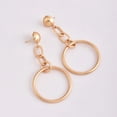 thumbnail image 3 of Women Retro Drop Round Chain Geometric Earrings Dangle soap container Plated Pendant Alloy Simple Jewelry Baohd, 3 of 9