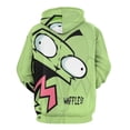 thumbnail image 3 of Invader Zim Mens Womens Novelty Hoodie 3D Print Pullover Hooded Long Sleeve Sweatshirts Tops Blouse with Pocket, 3 of 8