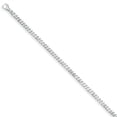 thumbnail image 2 of Platinum 5.5mm Solid Curb Chain Necklace 30 Inch Chain Necklace for Women and Men - 127.7 Grams, 2 of 2