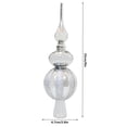thumbnail image 3 of Christmas Tree Topper, CXALSSY Silver Christmas Tree Topper Decor, 9 Inch Tree Topper for Indoor Outdoor Decoration, Unique Luxury Christmas Tree Toppers 2024, 3 of 5