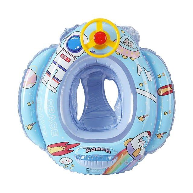 Asiento de flotador de natación,Piscina Flotadores Inflables Anillos Asiento,Cama de aire de natación de verano para niños Niños,Juegos Deportes Piscinas Ayudas Colchón Flotante