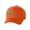 Orange, variant on St Patrick's Day Fitted Hat, Four Leaf Clover Flex Fit Baseball Hat - Full Clover