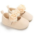 thumbnail image 2 of Esho 0-18 Months Baby Girls Flower Lace-up Crib Shoes Autumn Newborn Infants Casual First Walkers, 2 of 6