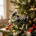 thumbnail image 4 of Gqqkzmb Goats Christmas Ornaments, Rhinestone Goats Ornaments for Christmas Tree, Goats Gifts for Goats Lovers, Christmas Tree Decorations, 4 of 6