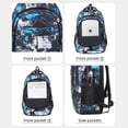 thumbnail image 6 of Tyethy Boys School Bags for Kids, 15.6 inch Laptop Backpacks Travel Bookbag School Backpack for Teen Boys, Blue, 6 of 9