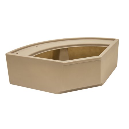 Wise 3005-1-1725 Talon Pontoon Series 32  Bow Radius Corner Base  Mocha Java