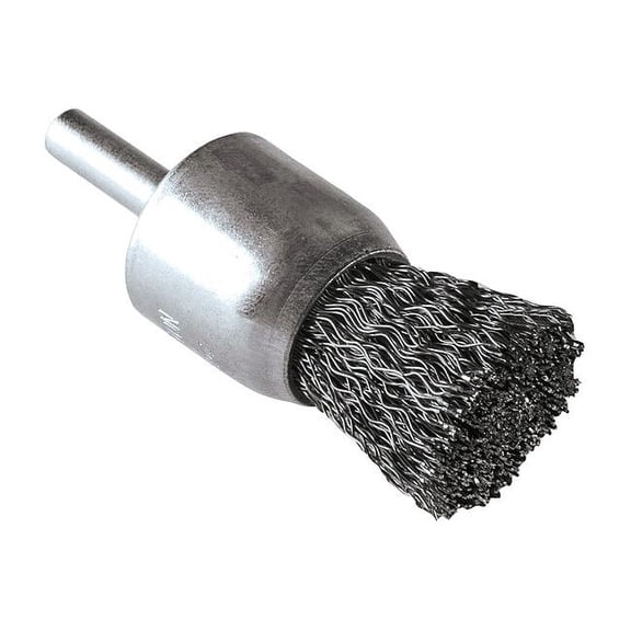 Makita Wire Wheel Brush,Crimped,Shank,4500 rpm B-63030