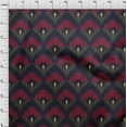 thumbnail image 3 of oneOone Polyester Lycra Dark Navy Blue Fabric Block Sewing Fabric By The Yard Printed Diy Clothing Sewing Supplies 56 Inch Wide, 3 of 4