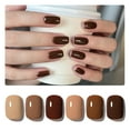 thumbnail image 1 of Set de esmaltes de uñas en gel GAOY Brown Caramel Nude Red, 6,5 ml x 6, 1 of 6