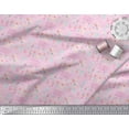 thumbnail image 2 of Soimoi Pink Cotton Duck Fabric Cupcake Party Decor Fabric Printed Yard 42 Inch Wide, 2 of 3