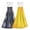 80s And Cyberpunk Style Eggs Yellow Abstract, variant on Different Design 2pcs Loop Hanging Bathroom Kitchen Hand Towel Yellow Gingham Pattern Yellow Background