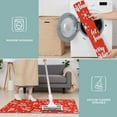 thumbnail image 6 of Red Christmas Text and Snowflake Pattern Kitchen Rugs Sets Of 3,Kitchen Runner Rugs Non Skid Washable,Decorative Kitchen Floor Mats for Kitchen,Sink,Laundry,17"x30"+ 17"x47" + 17"x59", 6 of 6