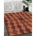 thumbnail image 2 of Ahgly Company Indoor Rectangle Patterned Bright Orange Area Rugs, 4' x 6', 2 of 6