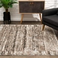 thumbnail image 3 of 8â€™ x 11â€™ Ivory and Brown Retro Mod Area Rug, 3 of 3