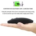 thumbnail image 4 of Mouse inalámbrico CALOCAA recargable USB + adaptador USB-C, 4 of 4