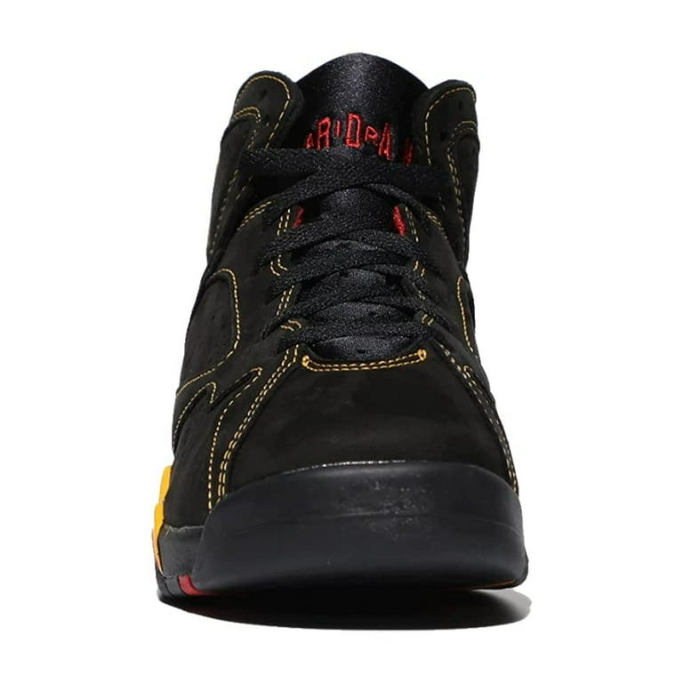 Jordan Air Jordan 7 黒/赤 Air Jordan Big Kid's 7 Retro 'Citrus' Sneakers Black/Citrus